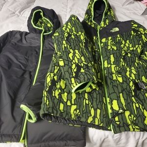 Northface boys Jackets/ Resersible